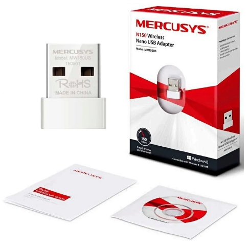 Adaptador de red Mercusys MW150us Nano