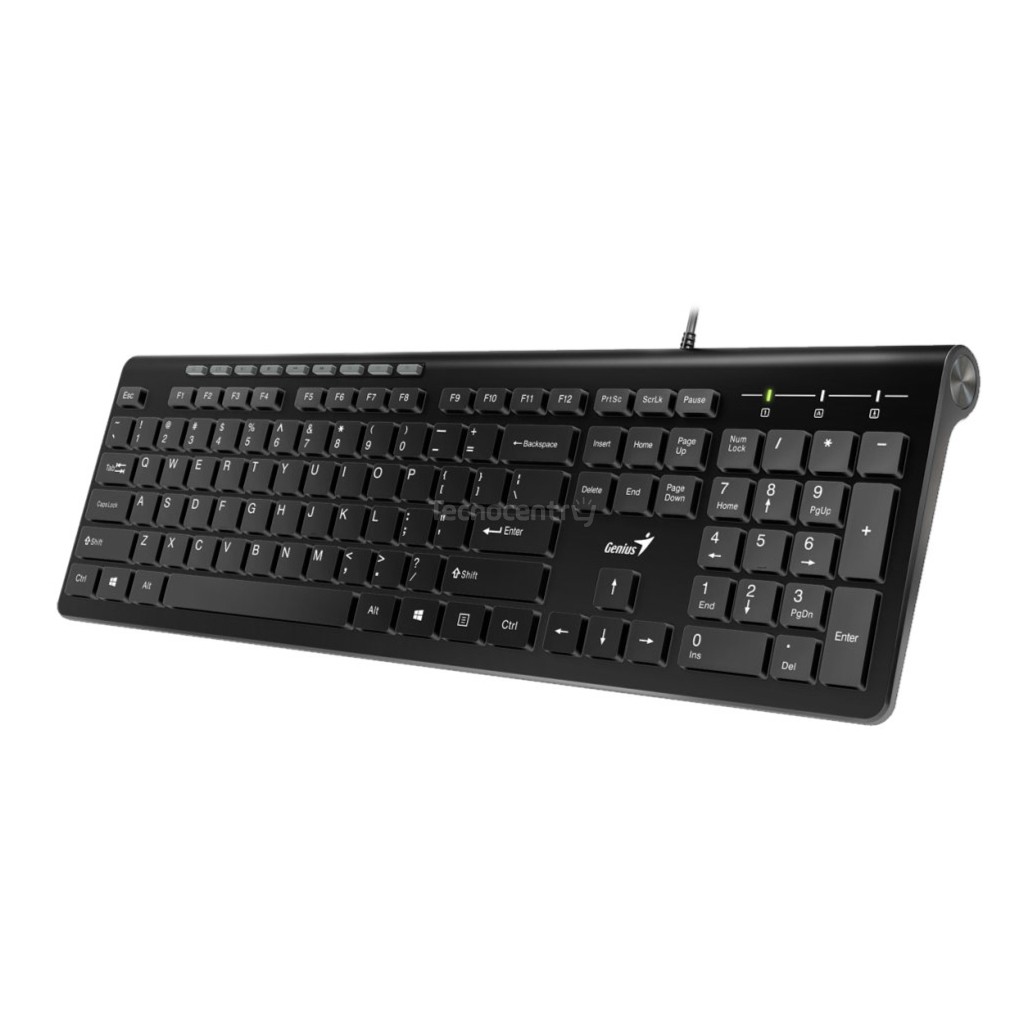 Teclado Genius Slimstar 230II multimedia Negro