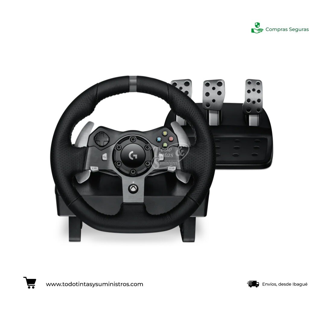 Timon Logitech G920 con pedales para Xbox Series X|S, Xbox One y PC