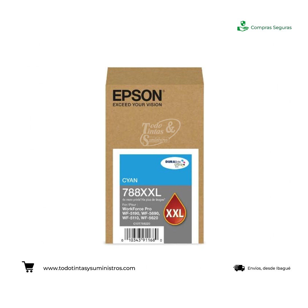 Cartuchos de Tinta Epson T748XXL Cyan
