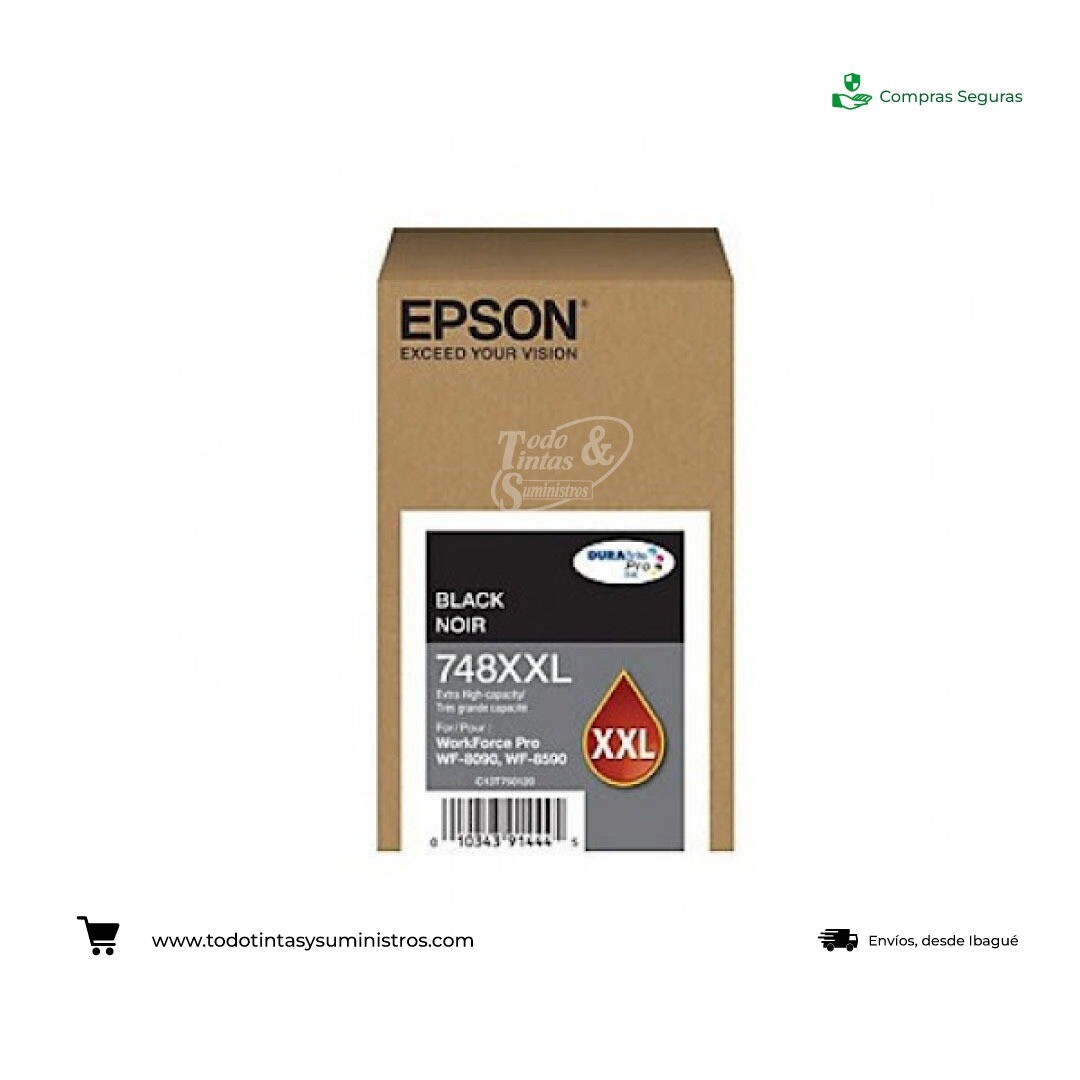 Cartuchos de Tinta Epson T748XXL Negra