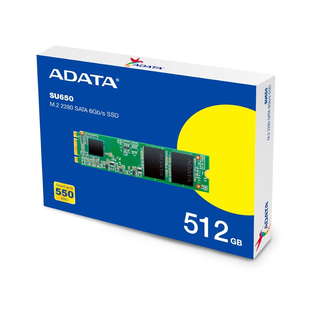 Unidad de estado sólido Adata Ultimate SU650 SSD 512Gb  M.2
