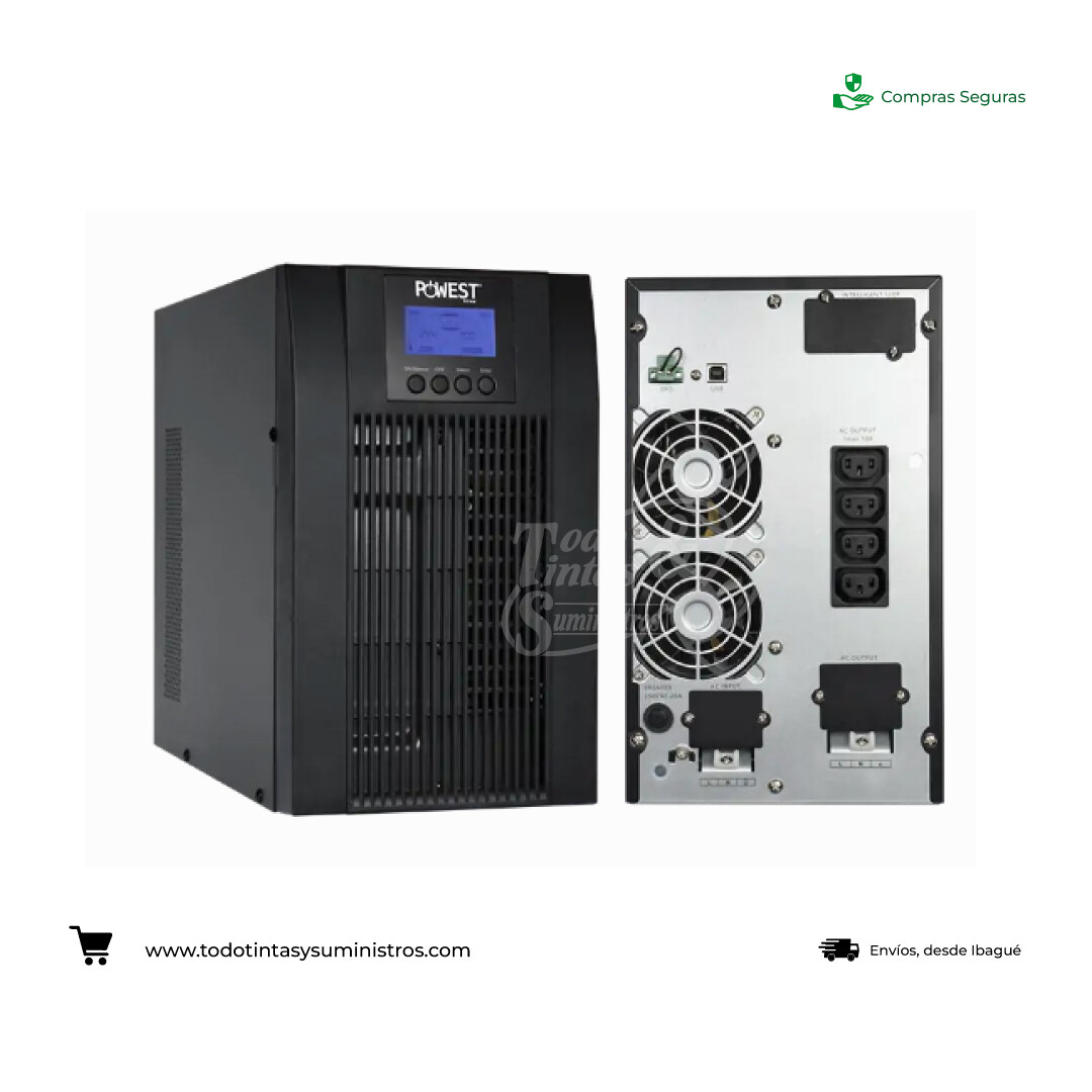 Ups Monofásica On Line Powest 3Kva 220