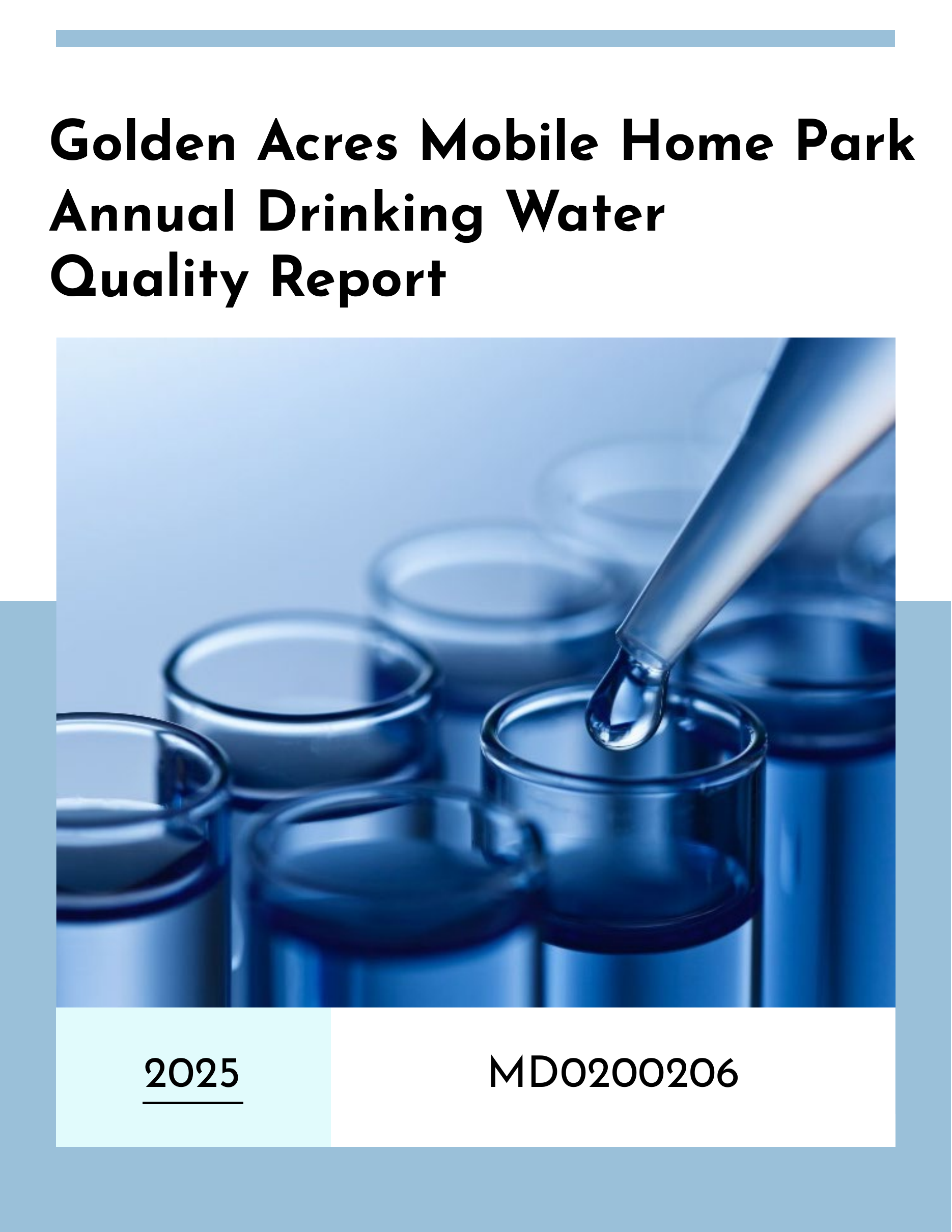 Fosters Mhp, MD 2024 CCR, page 1