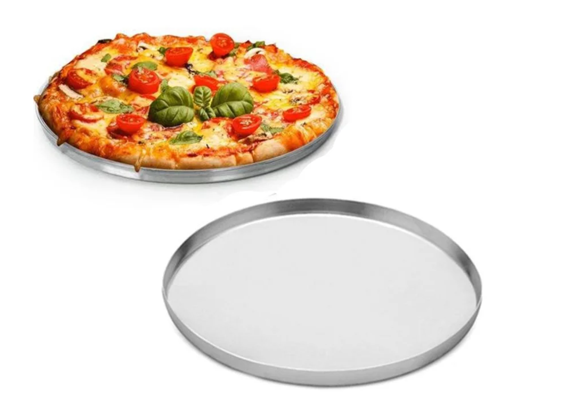 Forma Para Pizzas 25cm Alumínio