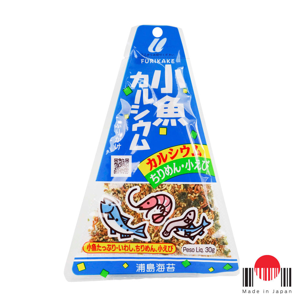 Furikake Triângulo Kozakana Calcium - Urashima