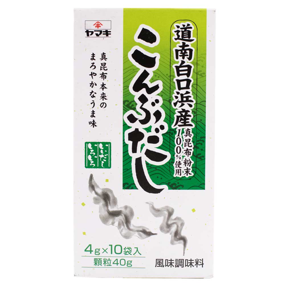 Tempero Base para Caldo sabor Alga Marinha Kombu Dashi 10x4g - Yamaki