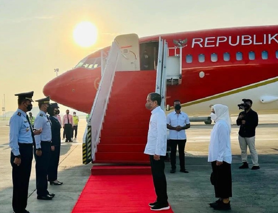 Viral Pesawat Presiden Jokowi Berputar 360 Derajat di Turki Sebelum Landing