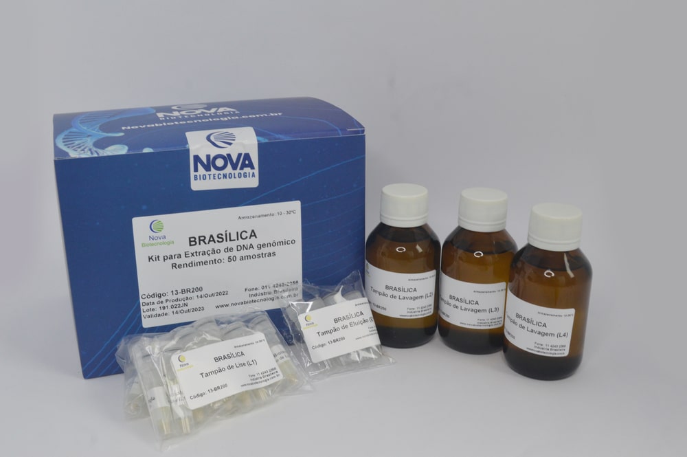 Brasílica  (Kit para extração de DNA genômico, baseado no uso de resina) - 50 amostras 