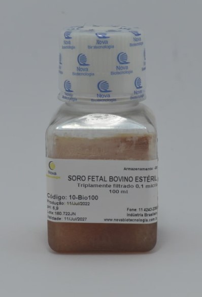 Soro Fetal Bovino - filtrado, estéril, inativado (Nacional) - 100ml