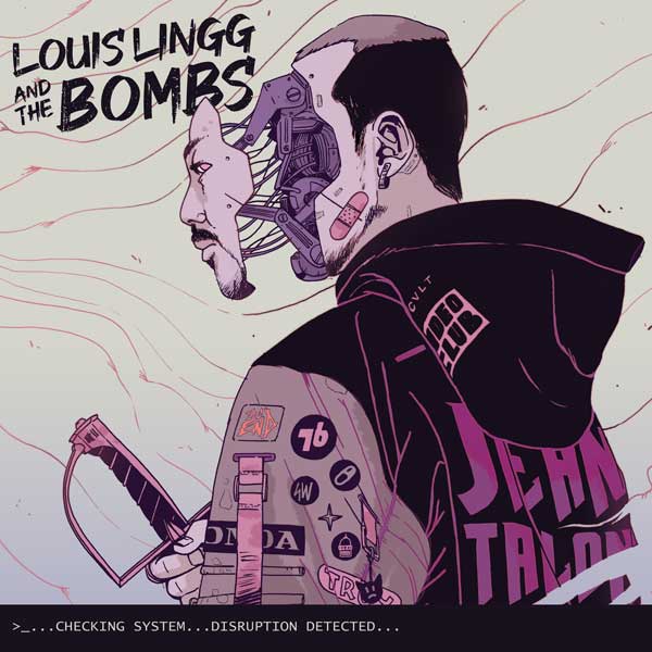 Cover of “>…checking system… disruption detected…” by Louis Lingg And The Bombs