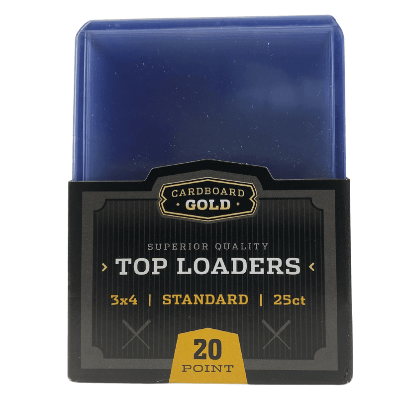 Cardboard Gold Top Loaders 3×4 Standard 25 Count Cardboard Prospector
