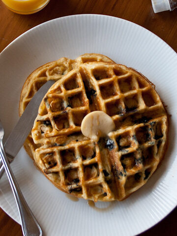 Blueberry Waffle Photo