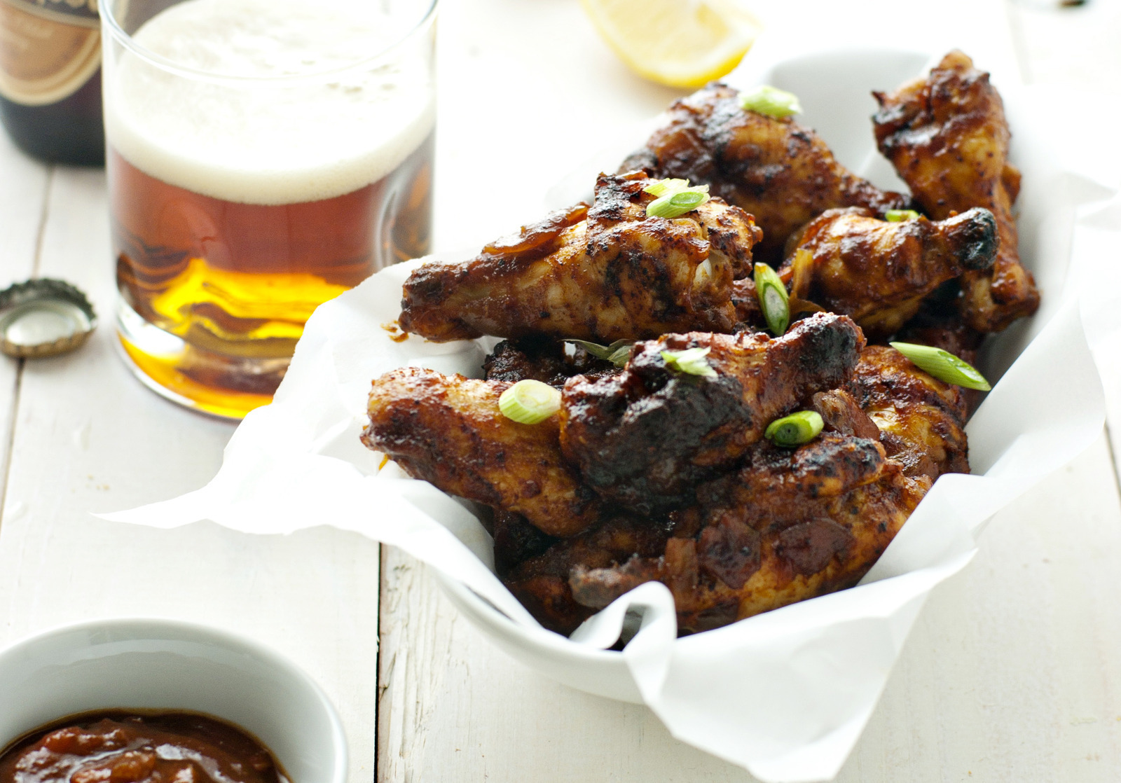 New Orleans Style Barbecue Chicken Wings