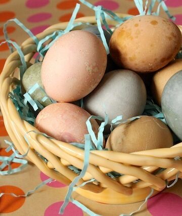 Homemade Easter Eggs Photo