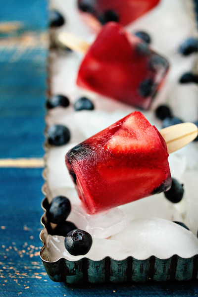 Berry Lime Popsicles Photo