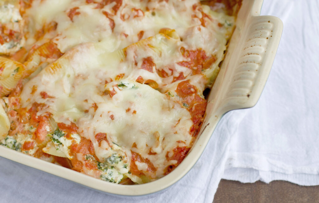 Sausage and Spinach Stuffed Shells Photo
