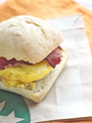 Starbucks Breakfast Sandwich Photo