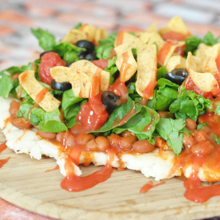 Grilled Chicken Taco Pizza Photo
