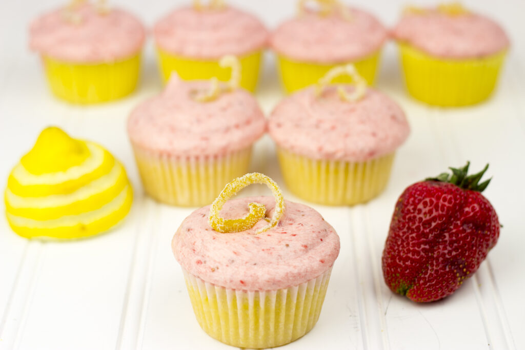Strawberry Lemonade Cupcakes Image