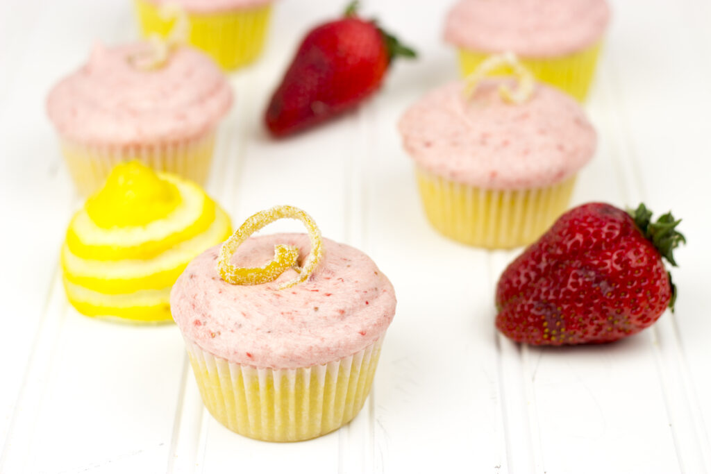 Strawberry Lemonade Cupcakes Photo