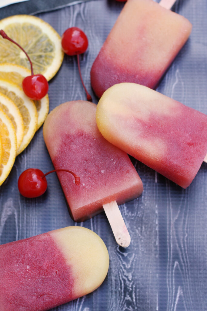 Tequila Sunrise Ice Pops Picture