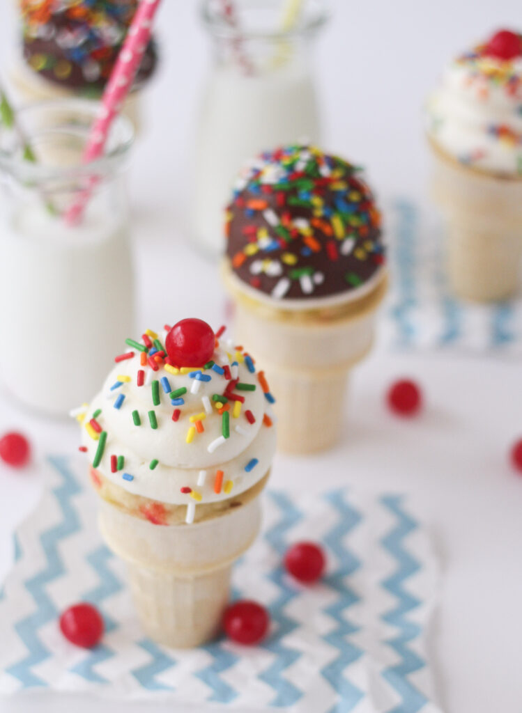 Ice Cream Cone Cupcakes Image