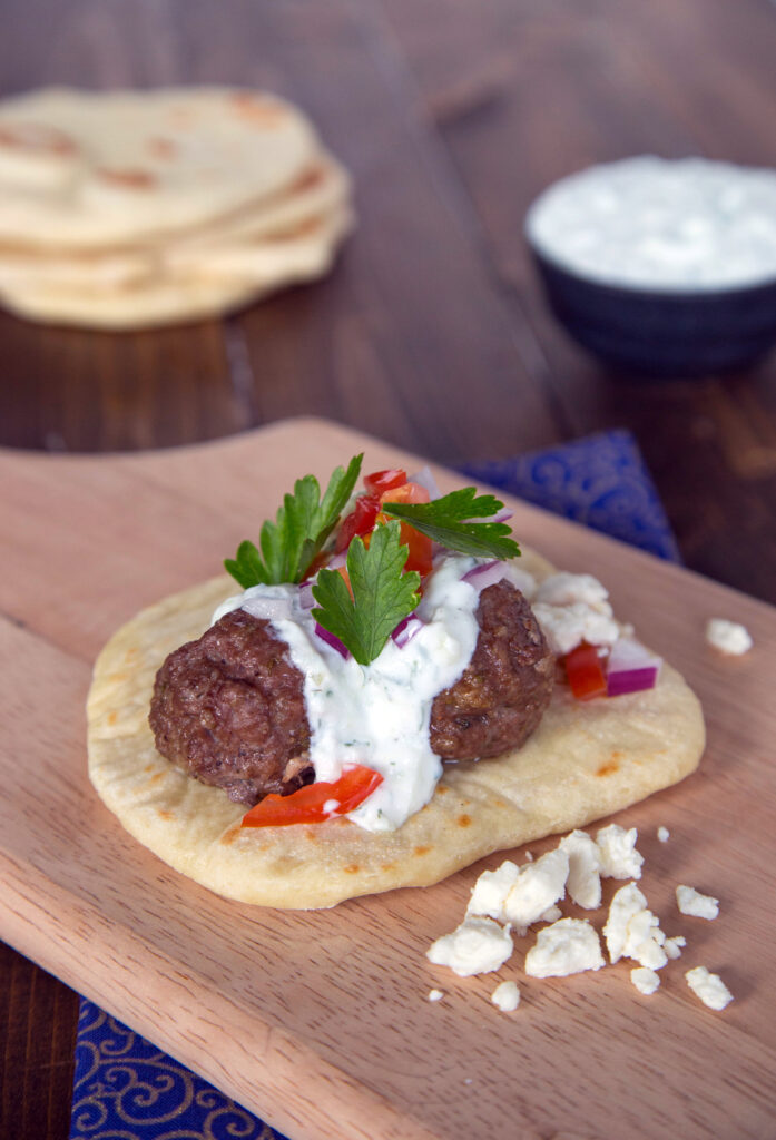 Greek Gyros with Meatballs Picture