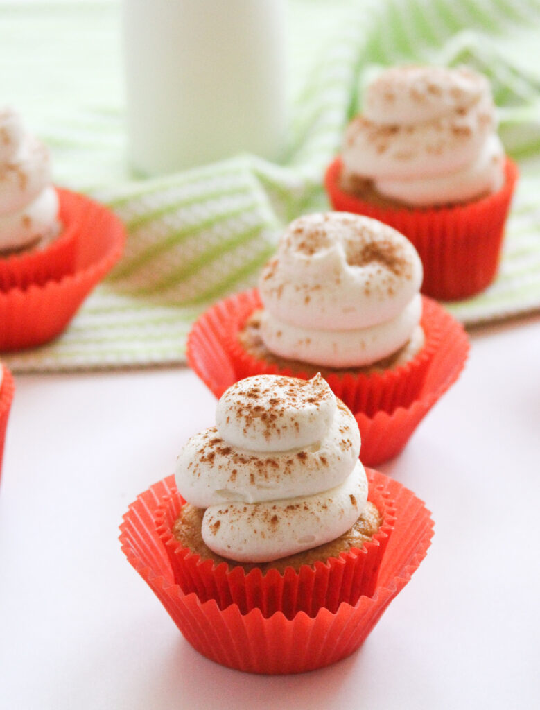 Pumpkin Cupcakes with Cream Cheese Frosting Image