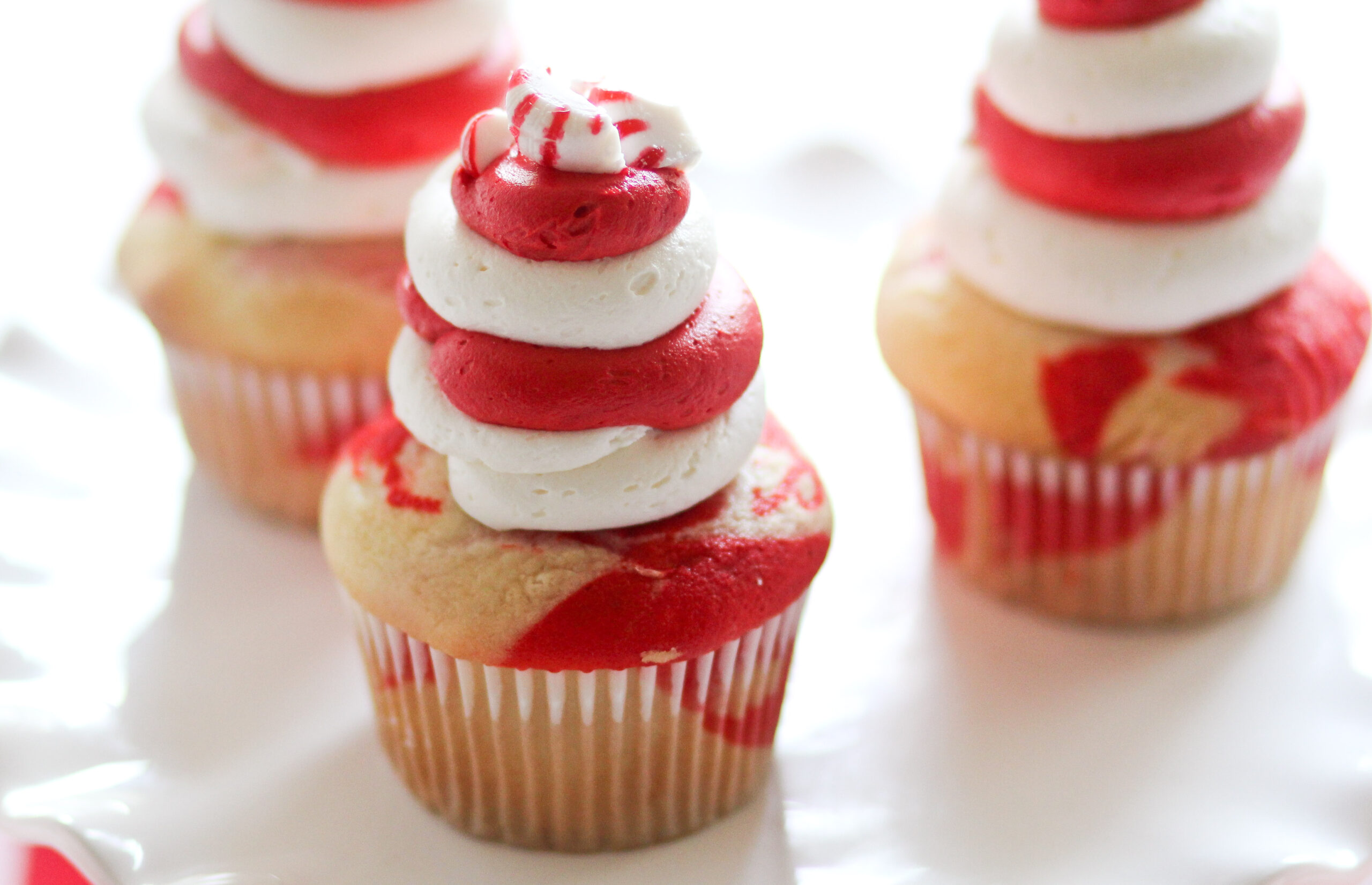 Candy Cane Cupcakes Photo