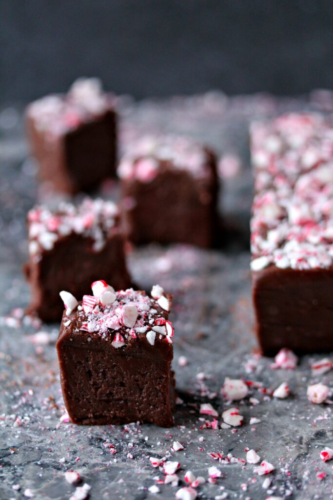 Chocolate Peppermint Fudge Image