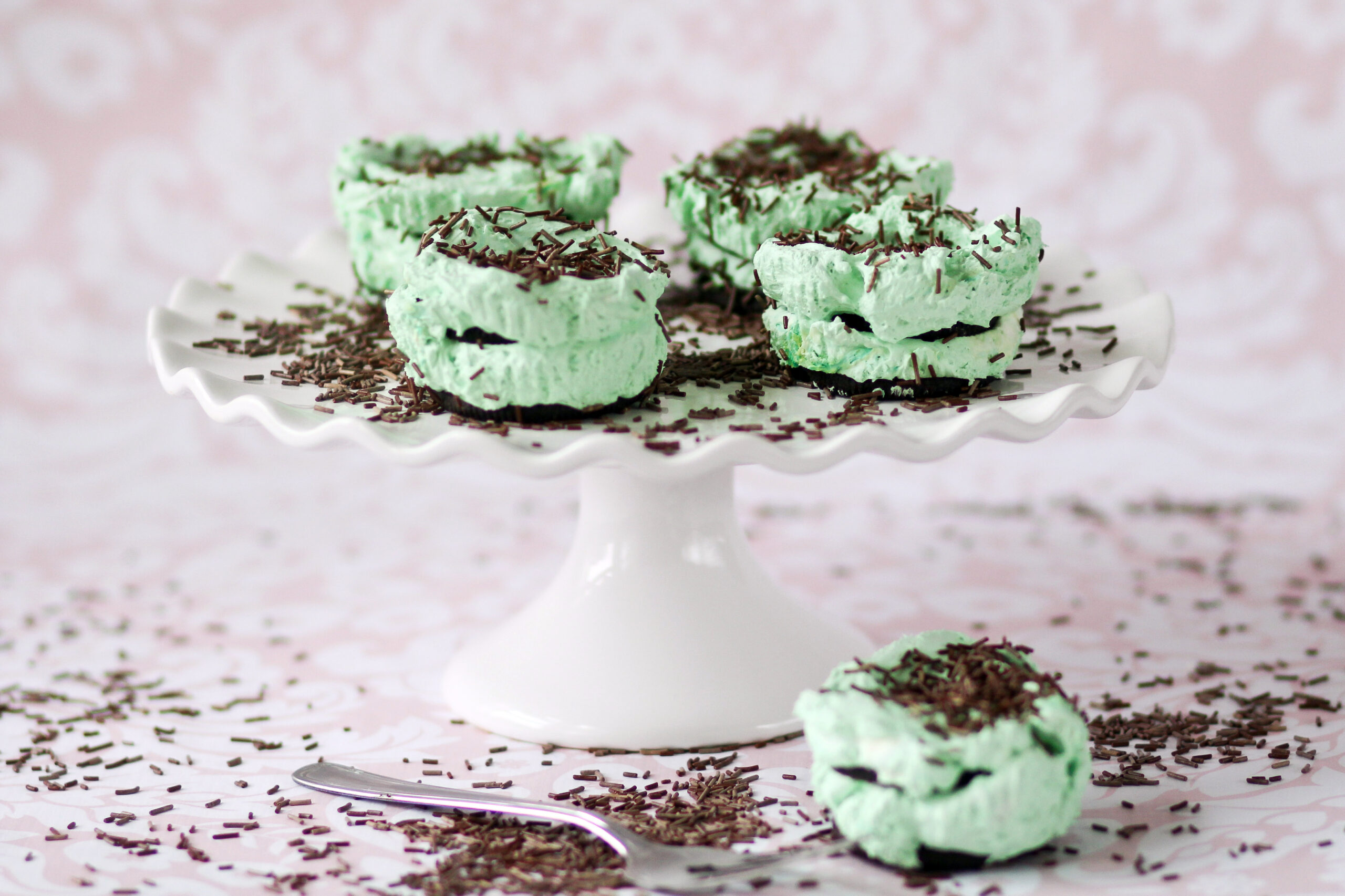 Mint Chocolate Ice Box Cupcakes Photo