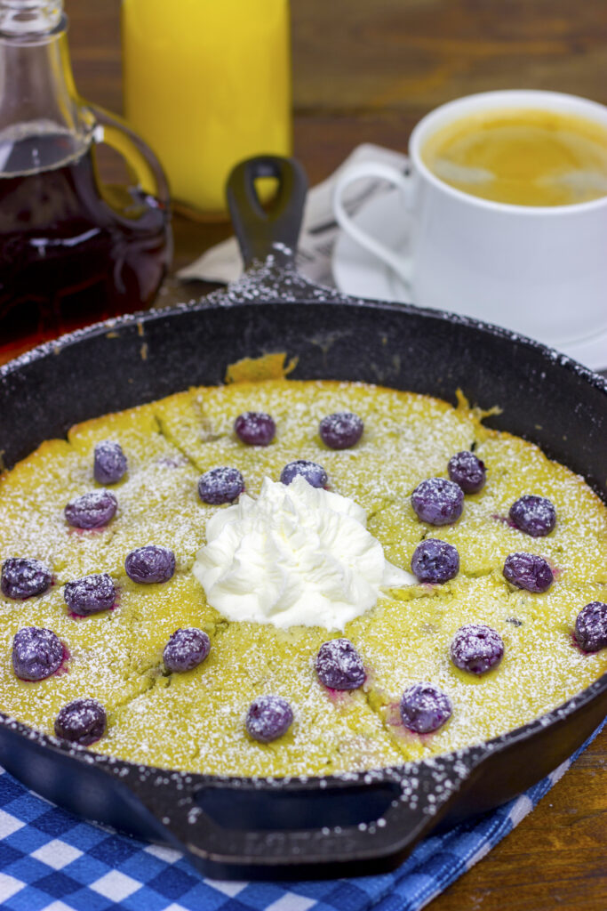 Lemon Blueberry Skillet Pancakes Image