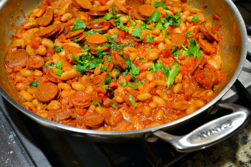 Sausage and White Bean Skillet Picture