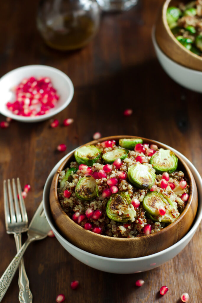 Roasted Brussels Sprouts Quinoa Salad Image
