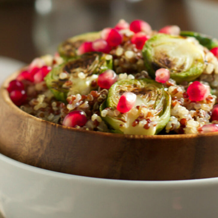 Roasted Brussels Sprouts Quinoa Salad Photo