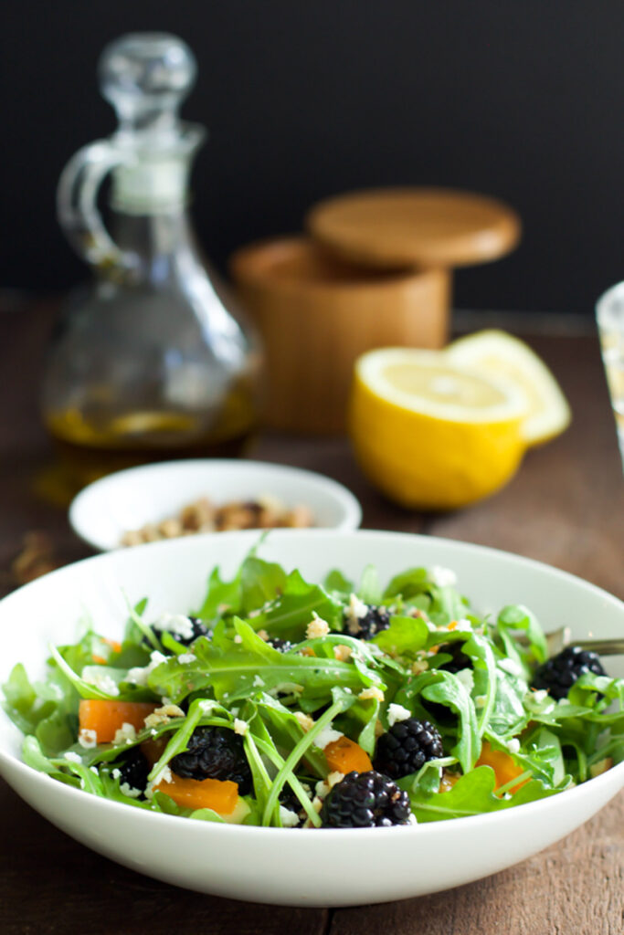 Arugula Blackberry Salad Pic