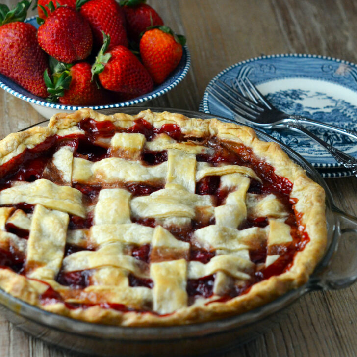 Baked Strawberry Pie Photo