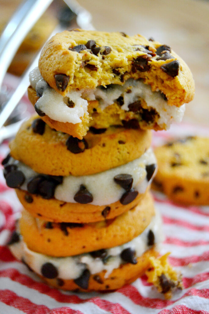 Chocolate Chip Cookie Dough Sandwiches Image