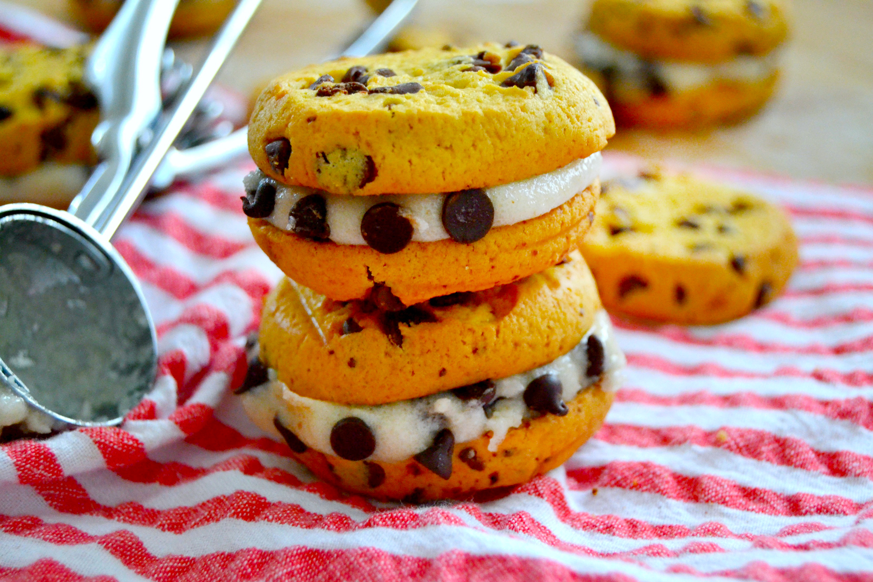 Chocolate Chip Cookie Dough Sandwiches Photo