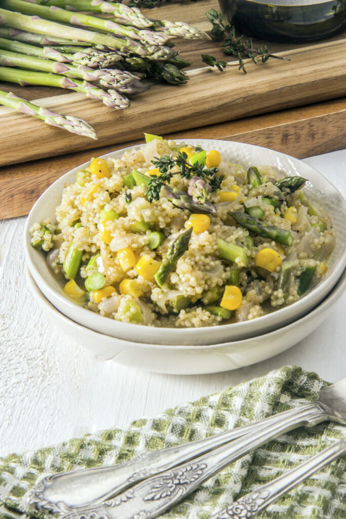 Quinoa Risotto with Asparagus Image