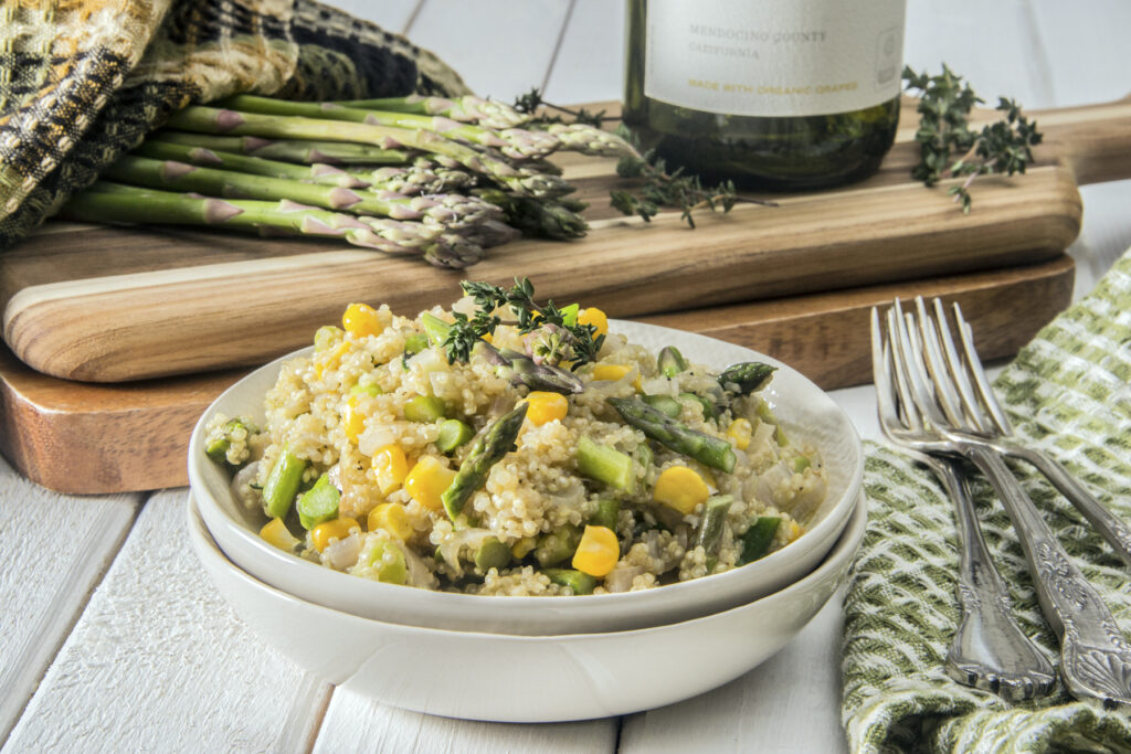 Quinoa Risotto with Asparagus Photo