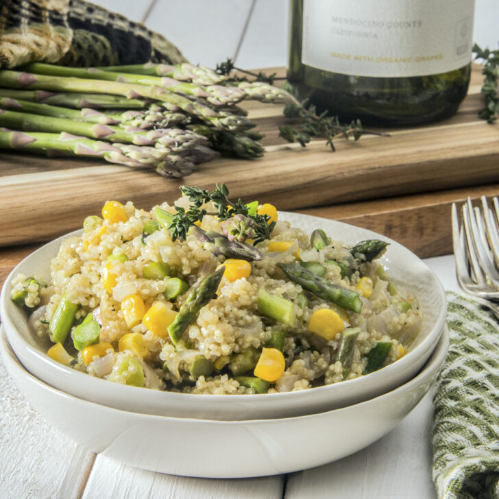 Quinoa Risotto with Asparagus Photo