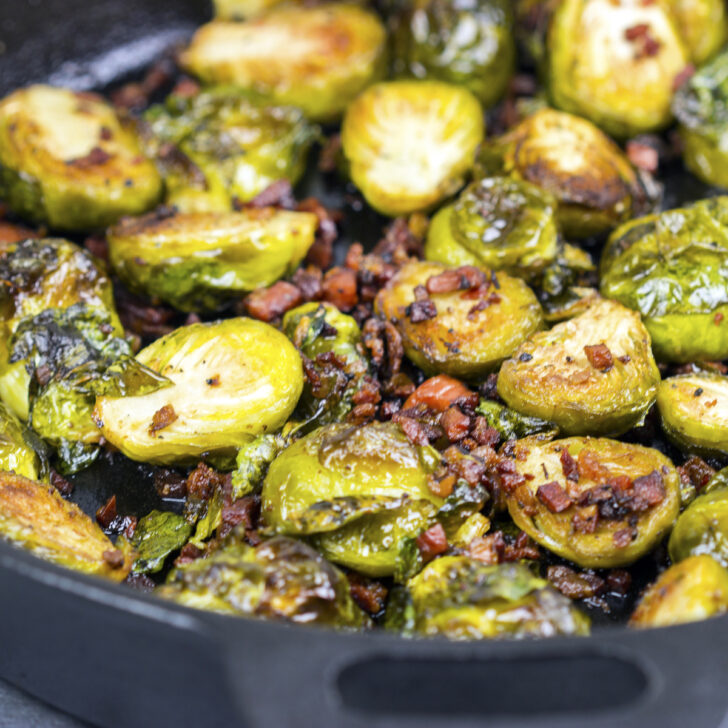 Roasted Brussels Sprouts with Pancetta Photo