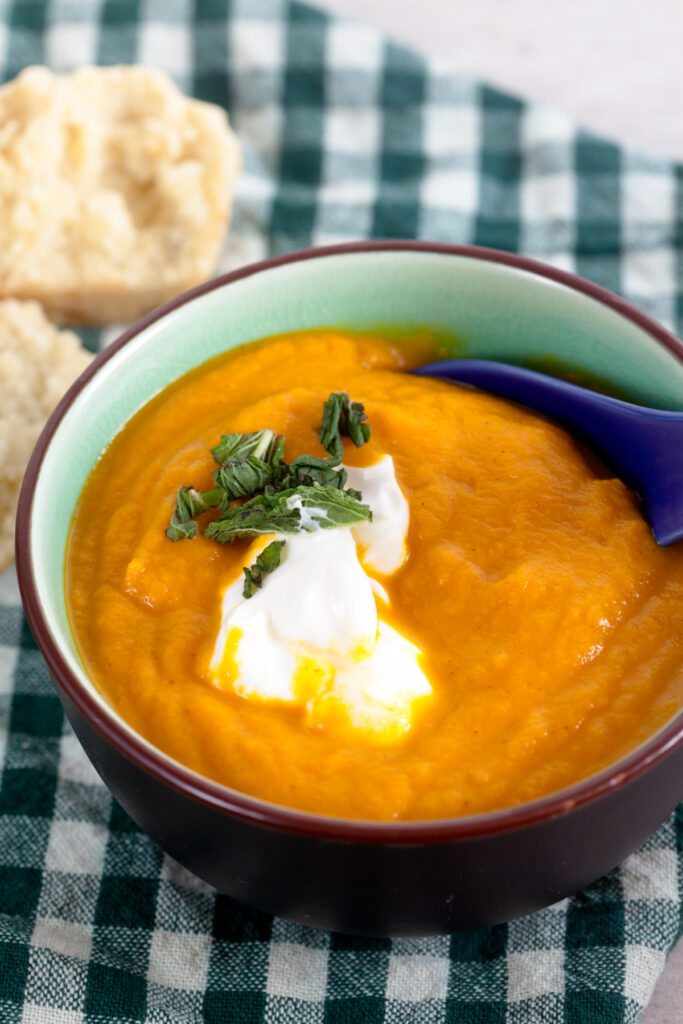 Roasted Carrot Ginger Soup Image