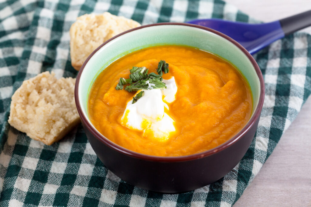 Roasted Carrot Ginger Soup Photo