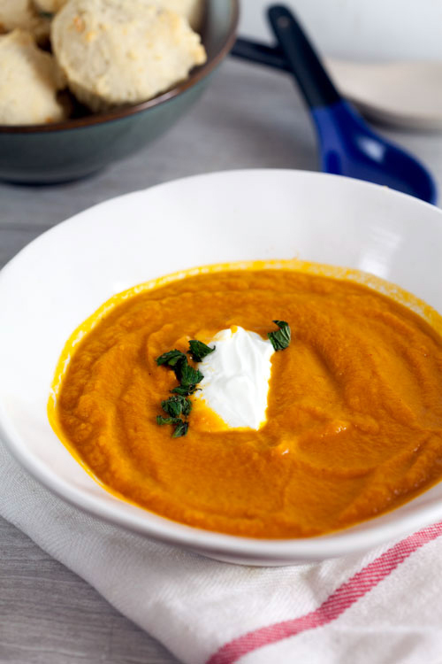 Roasted Carrot Ginger Soup Picture