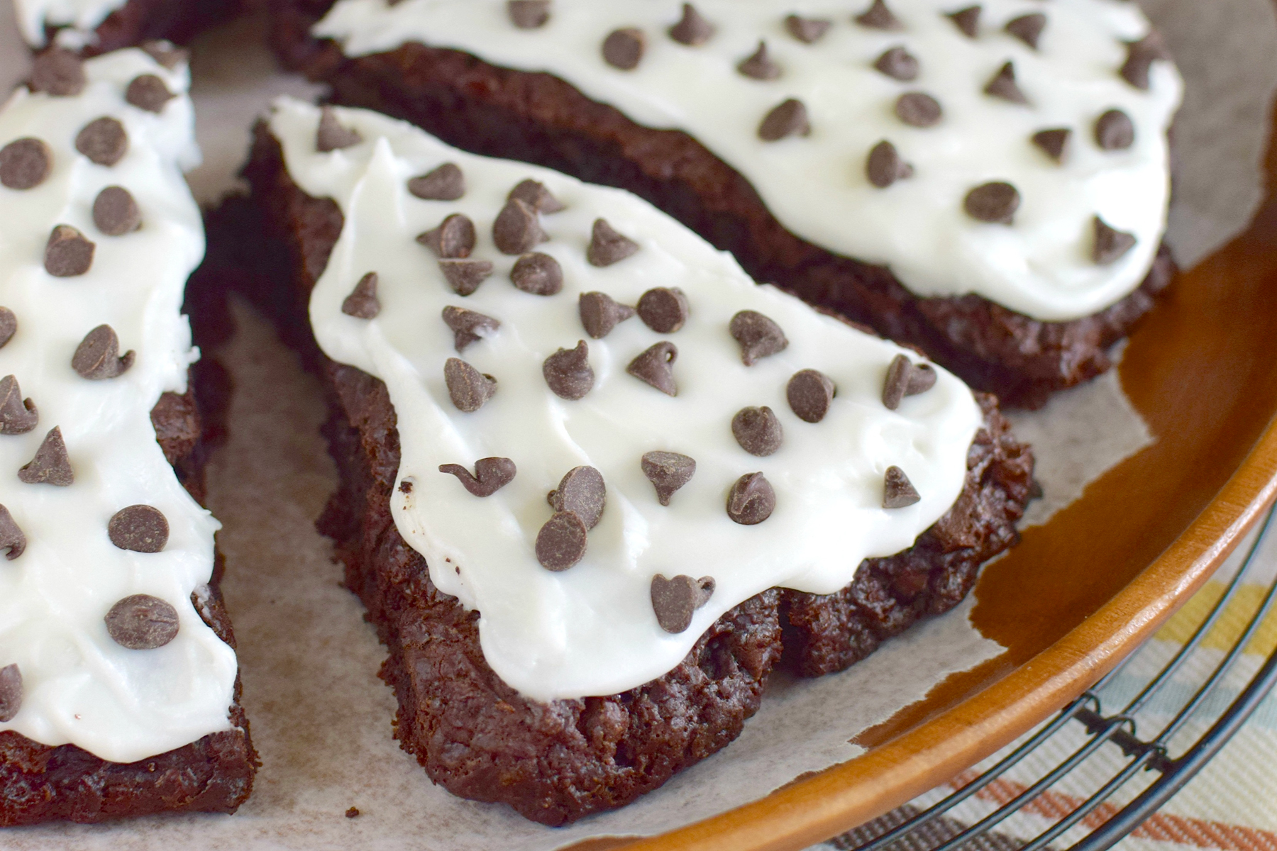 Frosted Chocolate Banana Scones Photo
