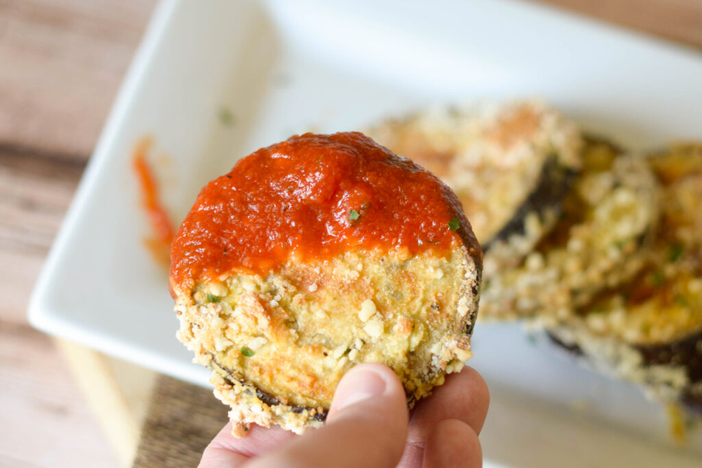 Gluten Free Baked Eggplant Bites Picture