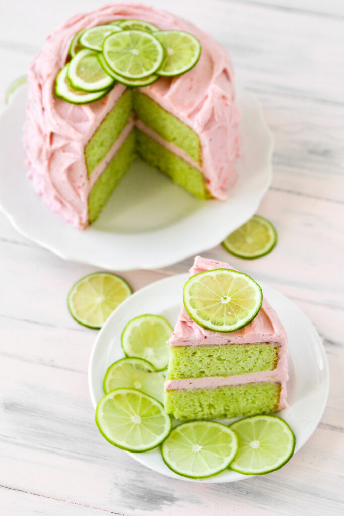 Strawberry Limeade Cake Picture